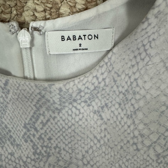 Babaton Snakeskin Pattern Dress. D17 - Picture 9 of 14